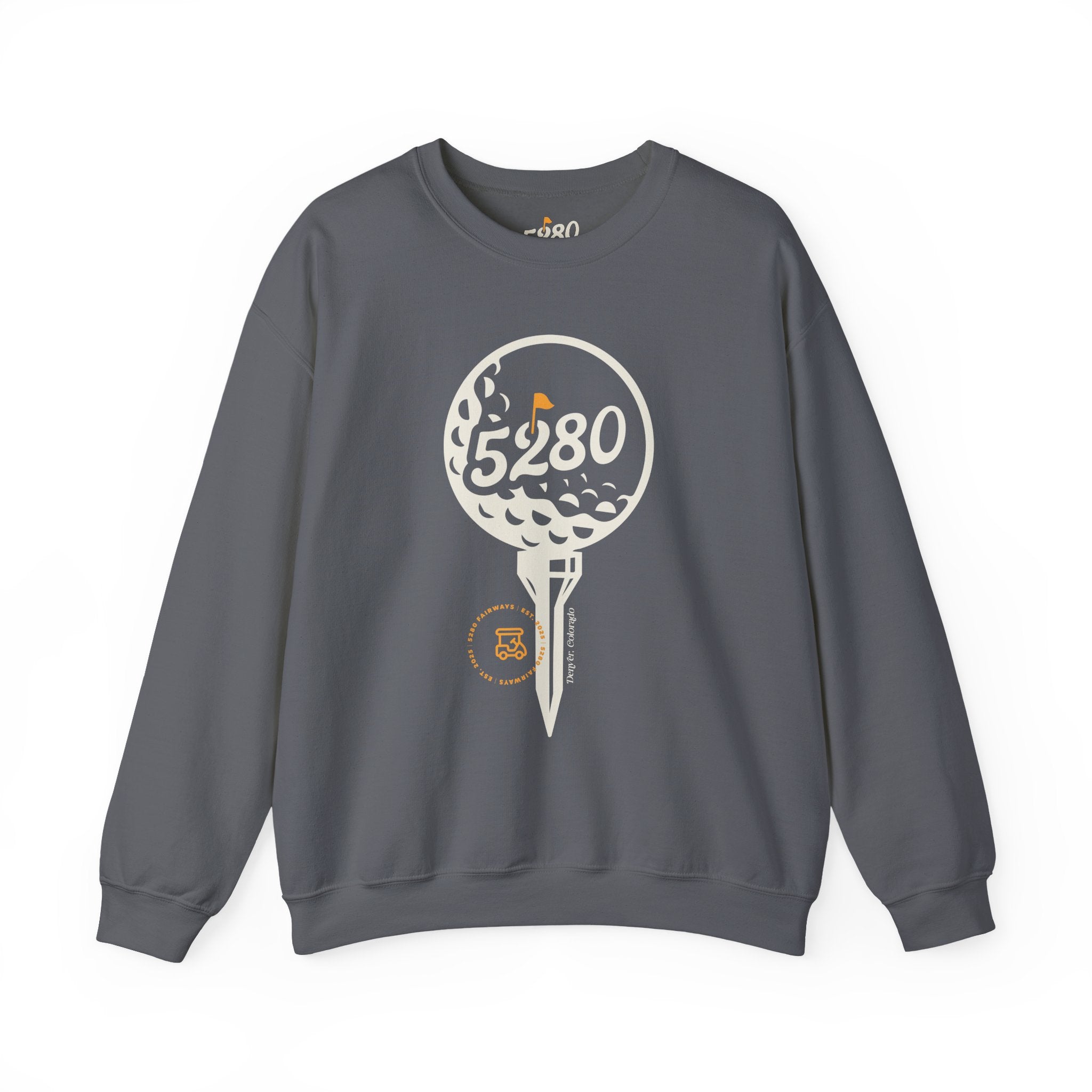5280 Fairways Golf Crewneck Dark Sweatshirt