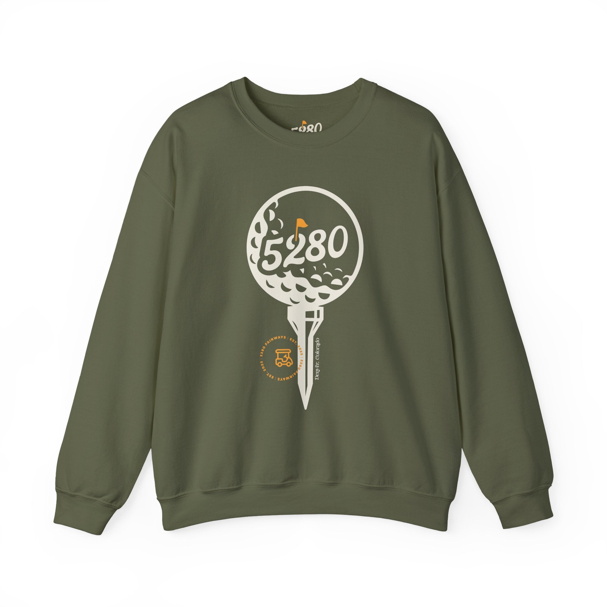5280 Fairways Golf Crewneck Dark Sweatshirt