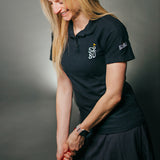 Women’s 5280 Fairways Brand Dark Pique Polo Shirt