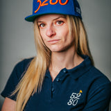 5280 Broncos Blue/Orange Puffy Embroidered Snapback Hat