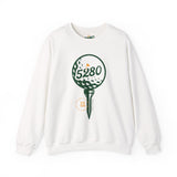 5280 Fairways Golf Light-Colored Crewneck Sweatshirt