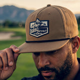 5280 Badge Brown 5 Panel Unstructured Rope Hat
