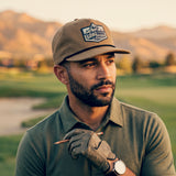5280 Badge Brown 5 Panel Unstructured Rope Hat