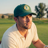 Master's Skull and Fairways Green 5 Panel Golf Rope Hat