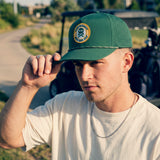 Master's Skull and Fairways Green 5 Panel Golf Rope Hat