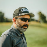 Fairways Puffy Embroidered Black Golf Rope Hap