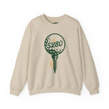 5280 Fairways Golf Light-Colored Crewneck Sweatshirt
