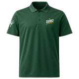 5280 Fairways – Green Bombed Puffy Print Racer Mesh Polo