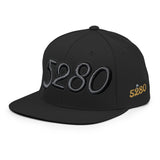 5280 Puffy Embroidered Snapback Hat