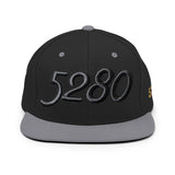5280 Puffy Embroidered Snapback Hat