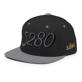 5280 Puffy Embroidered Snapback Hat