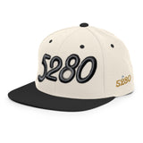 5280 Puffy Embroidered Snapback Hat