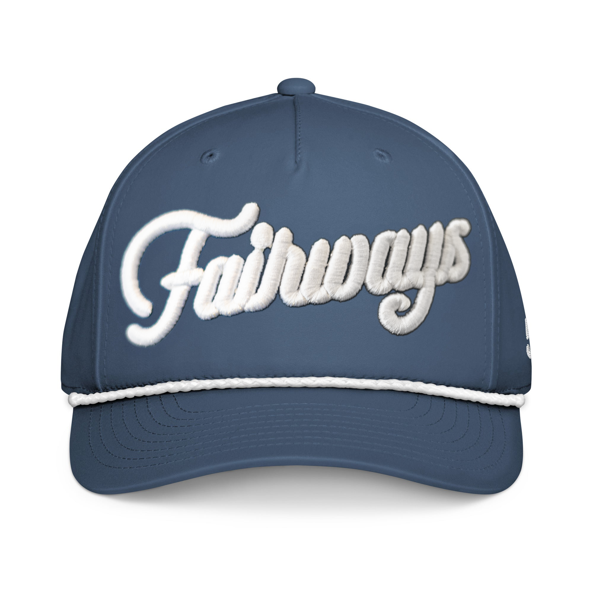Fairways Puffy Embroidered Navy Golf Rope Hap – 5280 Fairways