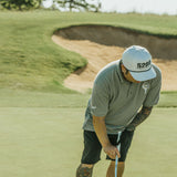 5280 Fairways Brand Gray Men's Premium Polo