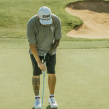 5280 Fresh Embroidered White Monochromatic Golf Rope Hap