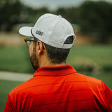 Bombed Puffy Embroidered Black Golf Rope Hat