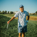 Fairways Puffy Embroidered White Golf Rope Hap