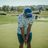 Fairways Puffy Embroidered Black Golf Rope Hap