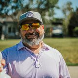 Skull and Fairways 5 Panel Golf Rope Hat