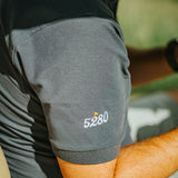 5280 Fairways Brand Gray Men's Premium Polo