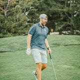 5280 Fairways Brand Gray Men's Premium Polo