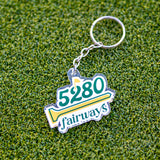 5280 Fairways Keychain Charm