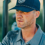 Skull and Fairways 5 Panel Golf Rope Hat