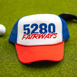 5280 Fresh Red, White, and Blue Foam Trucker Hat