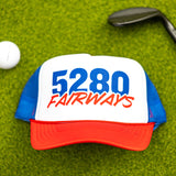5280 Fresh Red, White, and Blue Foam Trucker Hat