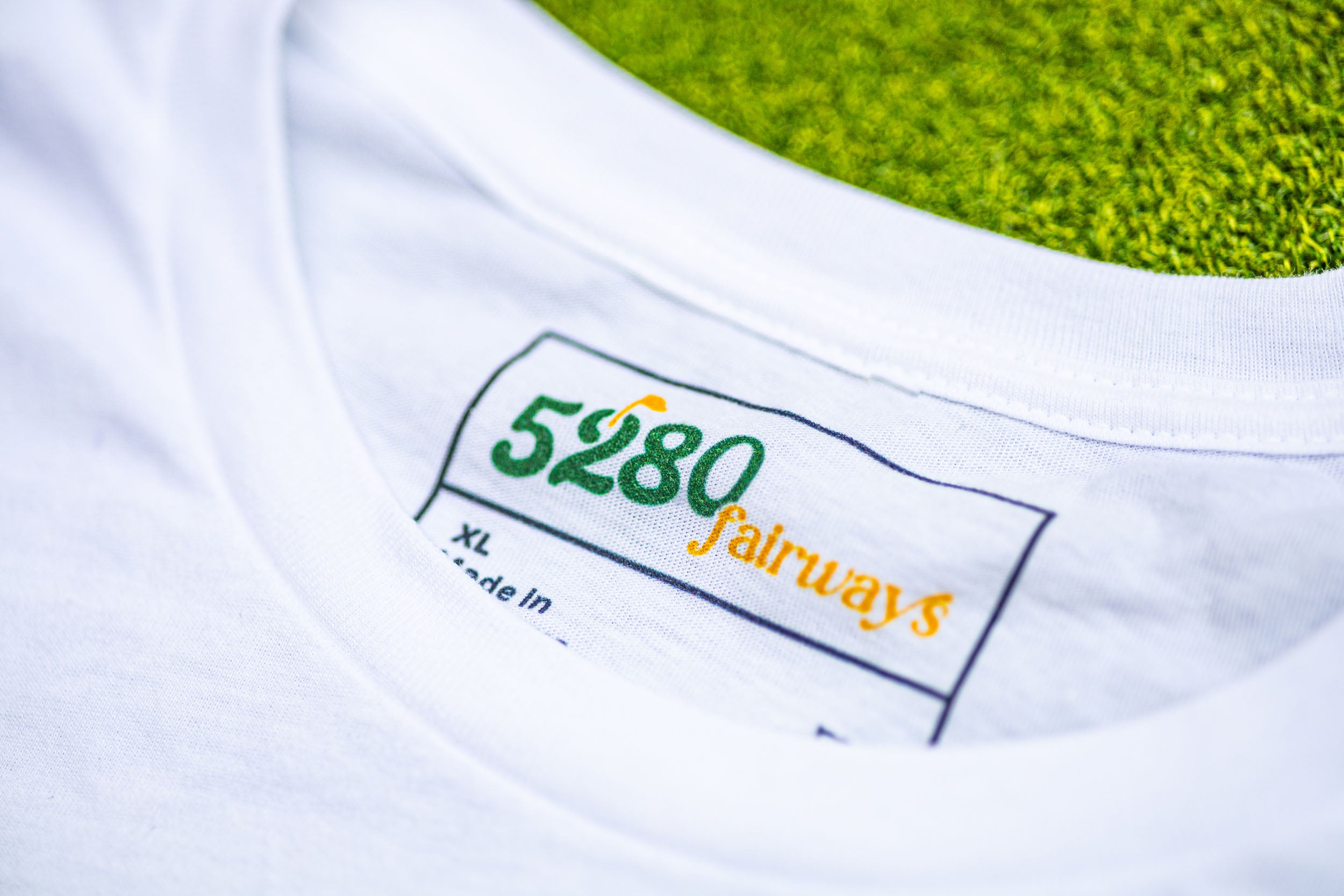 5280 Retro Golf Ball Guy T-shirt