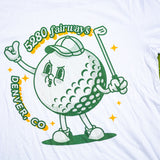 5280 Retro Golf Ball Guy T-shirt