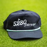 5280 Fairways Brand Embroidered Navy Golf Rope Hat