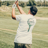 5280 Fairways White Racer Mesh Polo Shirt