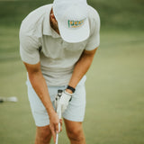 5280 Flag embroidered white snapback hat