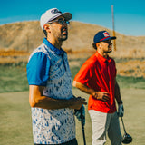 5280 Fairways Mountain Patterned Slim Fit Polo Shirt