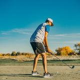 5280 Fairways Mountain Patterned Slim Fit Polo Shirt