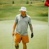 5280 Flag embroidered white bucket hat