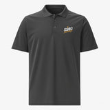 5280 Fairways Graphite Gray Racer Mesh Polo Shirt