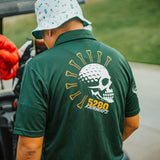 5280 Fairways Green Mile High Mayhem Racer Mesh Polo