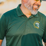 5280 Fairways – Green Low-Key Mayhem Racer Mesh Polo