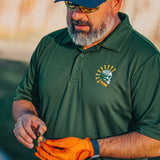 5280 Fairways – Green Low-Key Mayhem Racer Mesh Polo