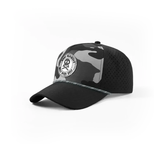 5280 Fairways Skull and Crossbones Black Camo Golf Rope Hat