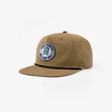Skull and Fairways Brown 5 Panel Unstructured Rope Hat
