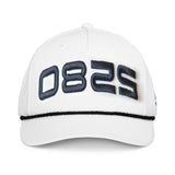 The "Ty" 5280 Puffy Embroidered White Golf Rope Hat