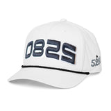 The "Ty" 5280 Puffy Embroidered White Golf Rope Hat
